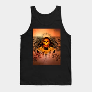 Creepy skull Tank Top